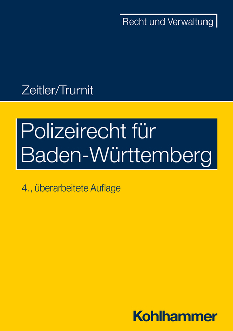 Polizeirecht für Baden-Württemberg main product photo