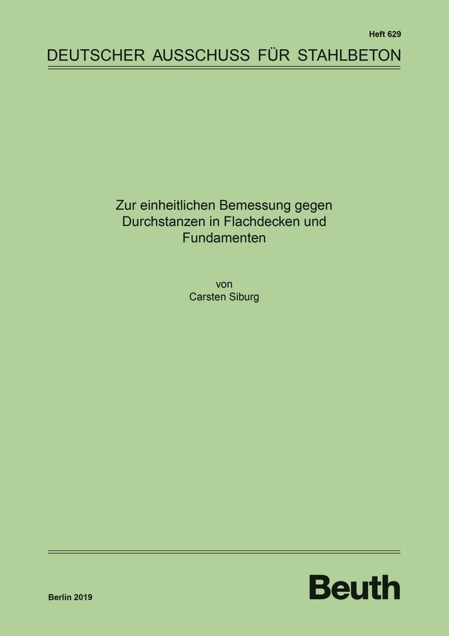 Zur einheitlichen Bemessung gegen Durchstanzen in Flachdecken und Fundamenten main product photo