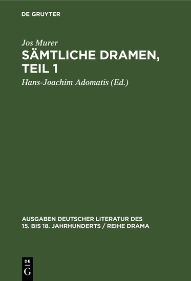 Sämtliche Dramen, Teil 1 main product photo