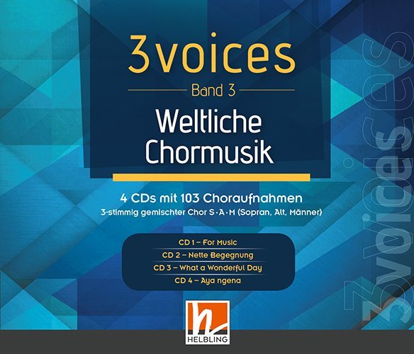 3 Voices, 4 Audio-CD main product photo