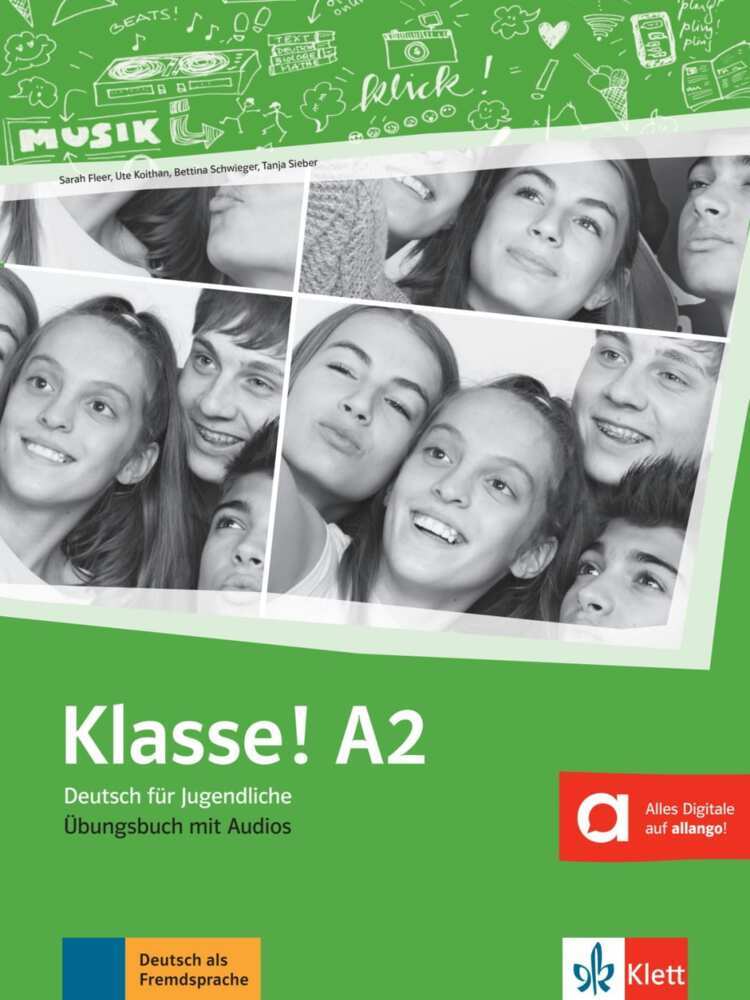 Klasse! A2 Übungsbuch mit Audios online main product photo