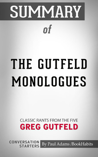 Summary of The Gutfeld Monologues main product photo