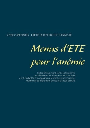 Menus d&apos;été pour l&apos;anémie