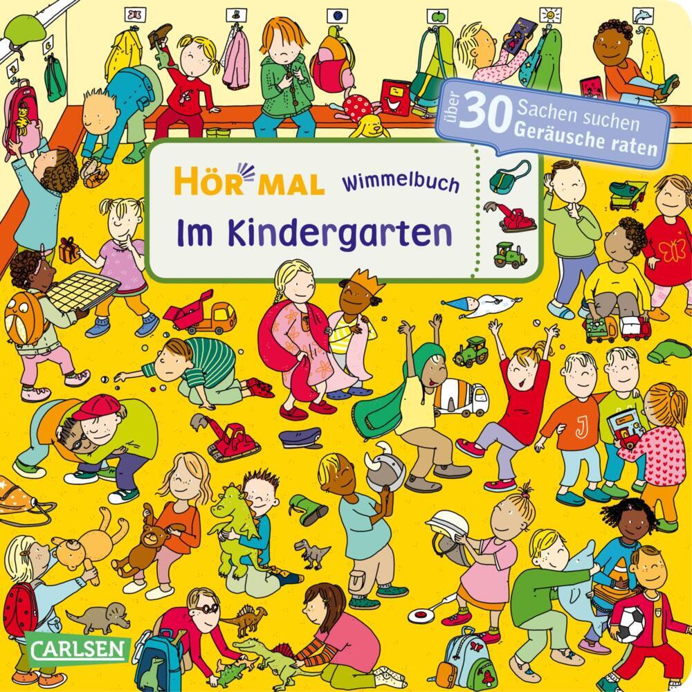 Hör mal (Soundbuch): Wimmelbuch: Im Kindergarten main product photo