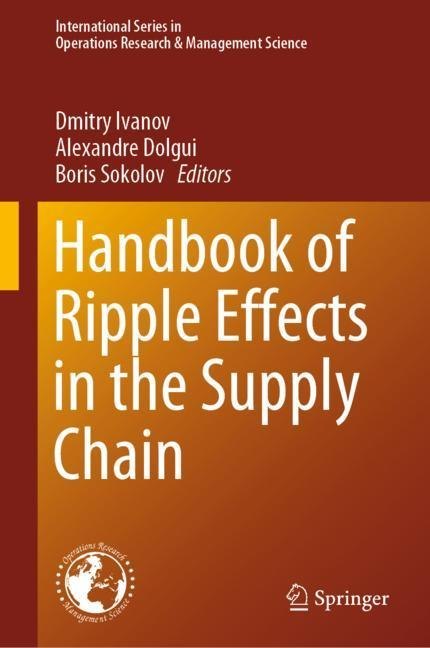 Handbook of Ripple Effects in the Supply Chain main product photo