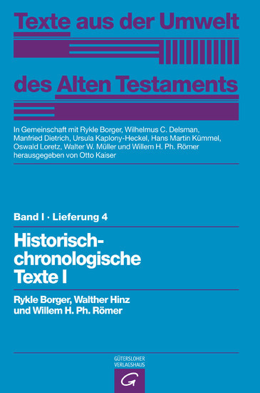 Historisch-chronologische Texte I main product photo