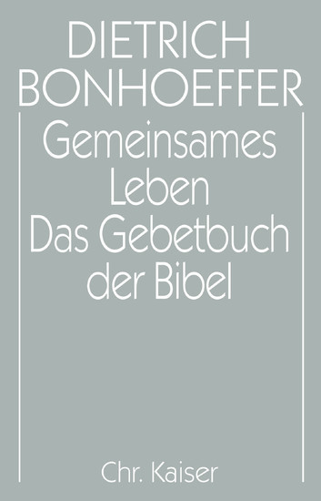 Gemeinsames Leben / Das Gebetbuch der Bibel main product photo