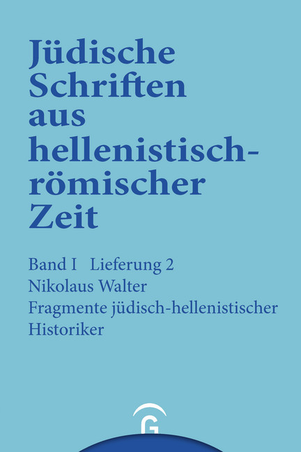 Fragmente jüdisch-hellenistischer Historiker main product photo
