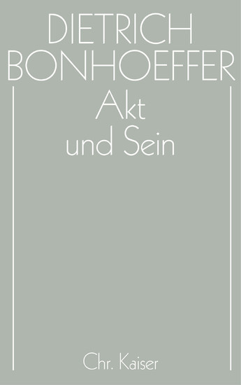 Akt und Sein main product photo
