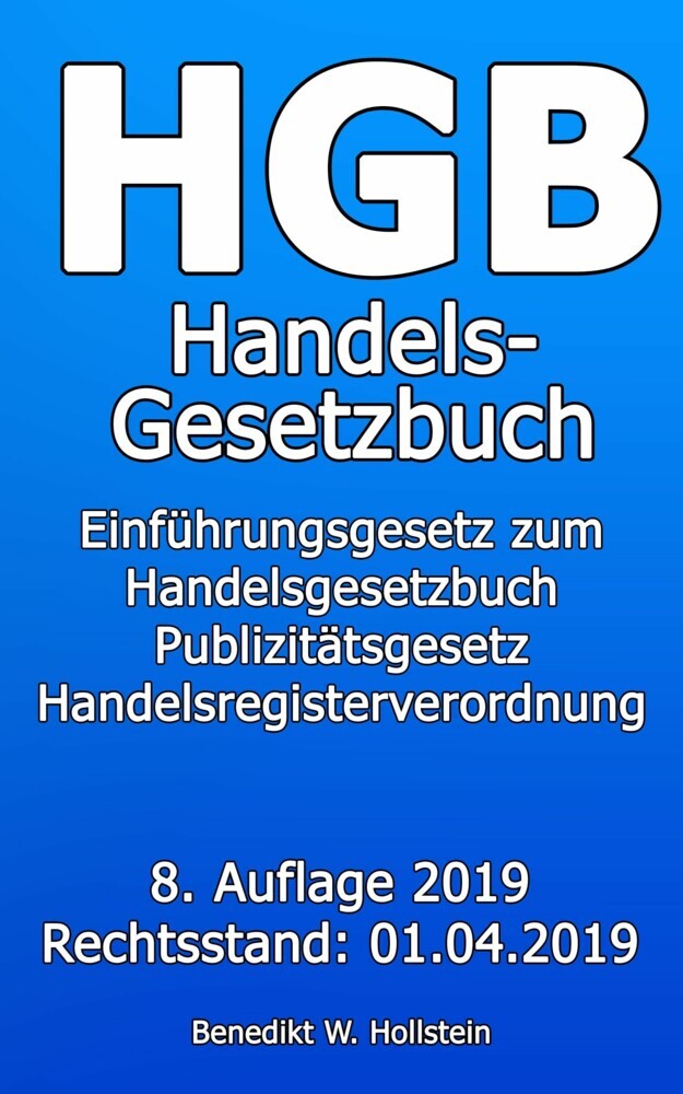 HGB Handelsgesetzbuch main product photo
