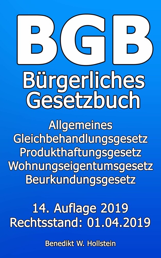 BGB Bürgerliches Gesetzbuch main product photo
