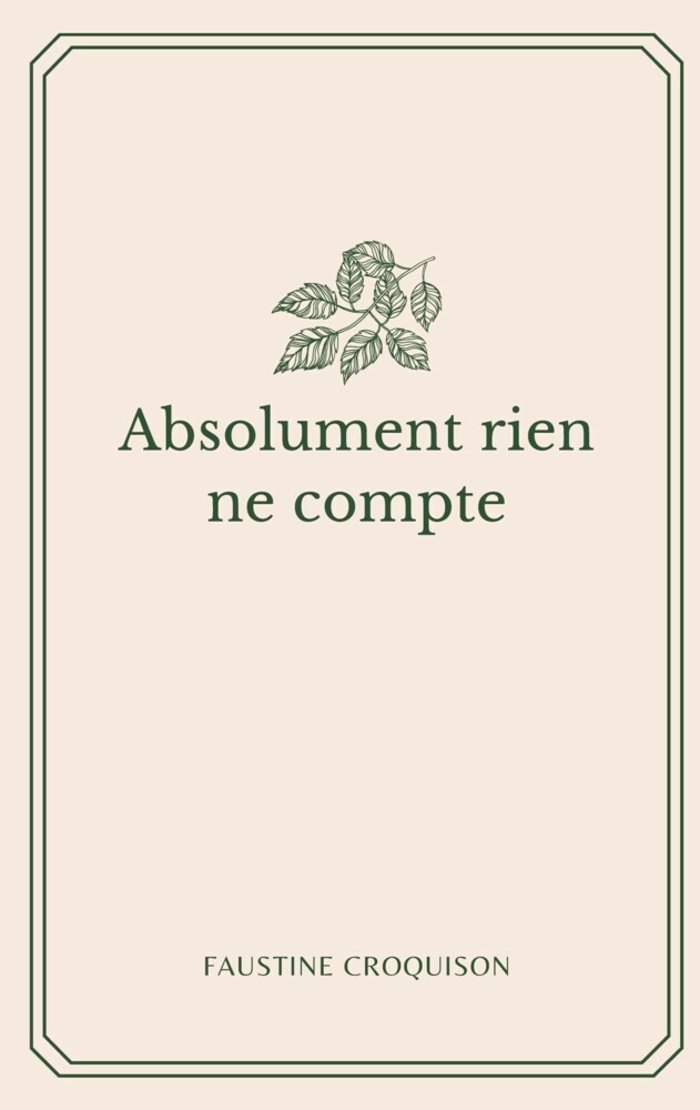 Absolument rien ne compte main product photo