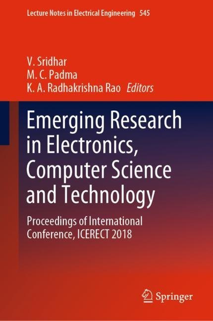 Emerging Research in Electronics, Computer Science and Technology main product photo