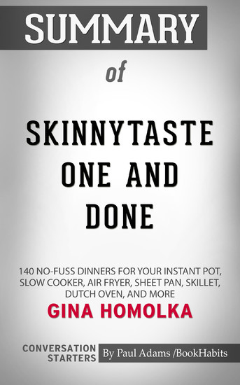 Summary of Skinnytaste One and Done main product photo