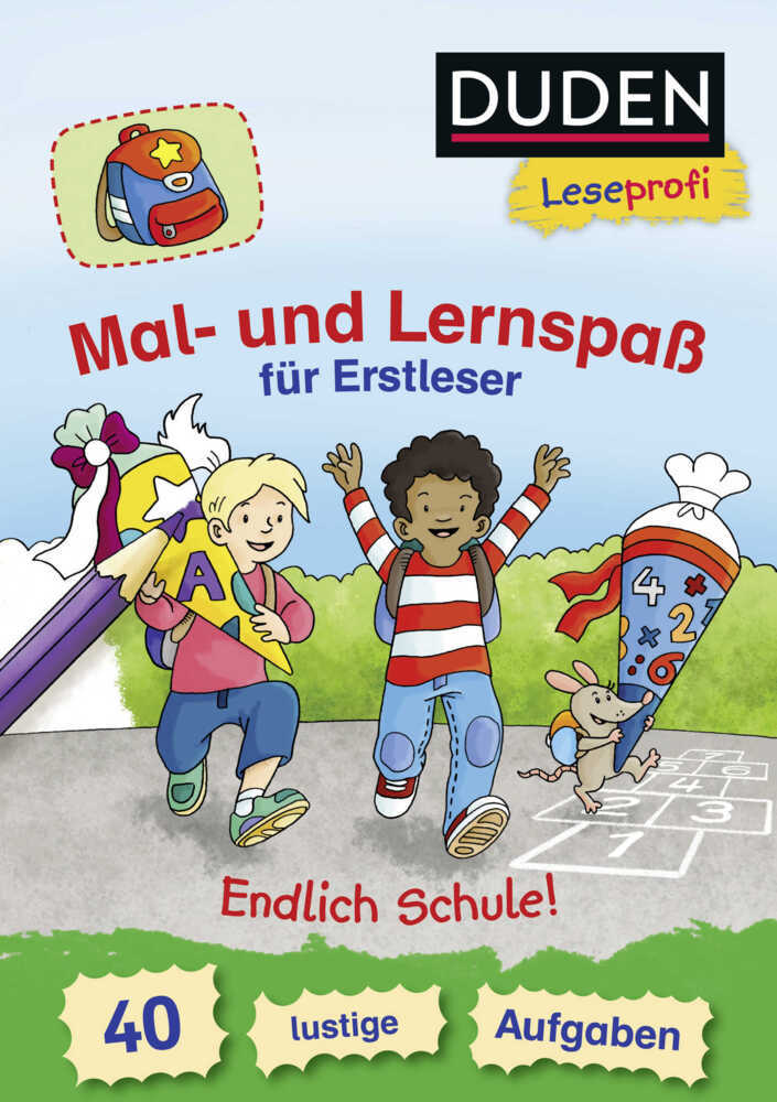 Duden Leseprofi - Mal- und Lernspaß für Erstleser. Endlich Schule! main product photo