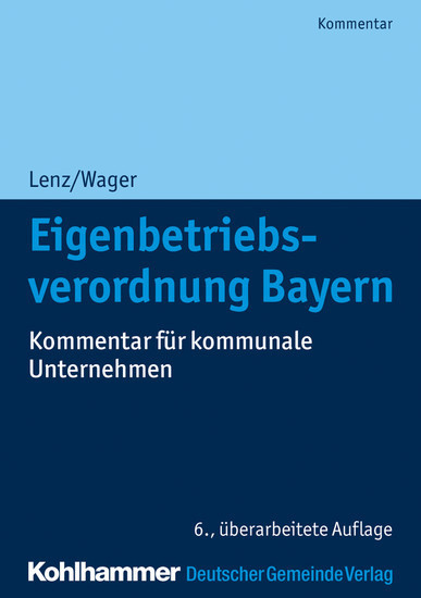 Eigenbetriebsverordnung Bayern main product photo