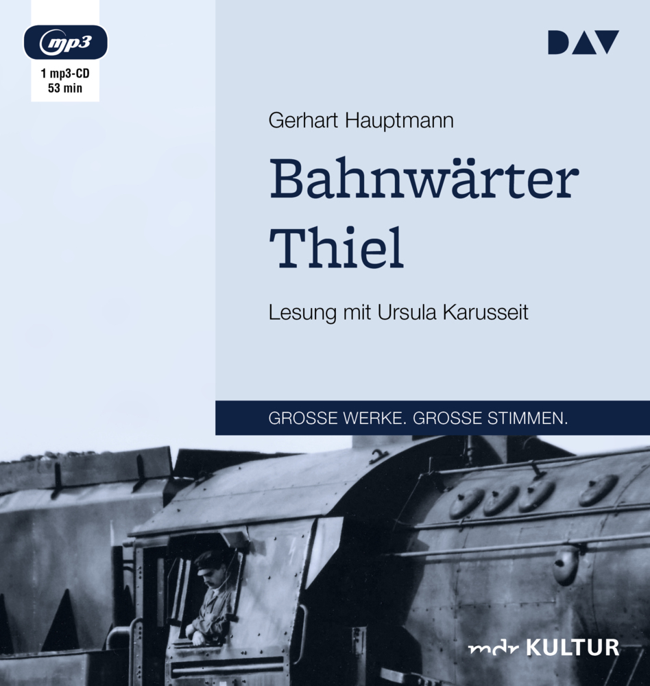 Bahnwärter Thiel, 1 Audio-CD, 1 MP3 main product photo