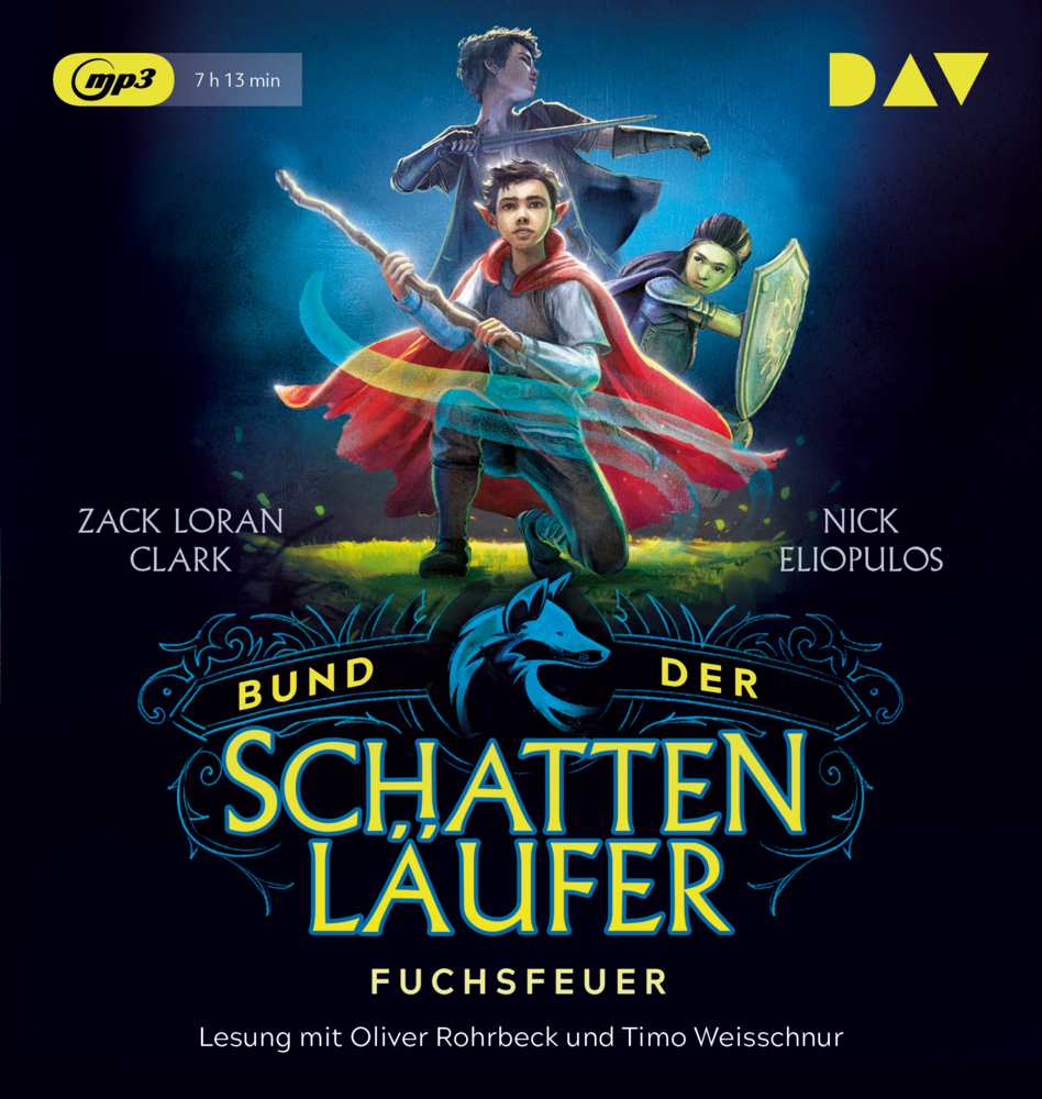 Bund der Schattenläufer - Teil 1: Fuchsfeuer, 1 Audio-CD, 1 MP3 main product photo