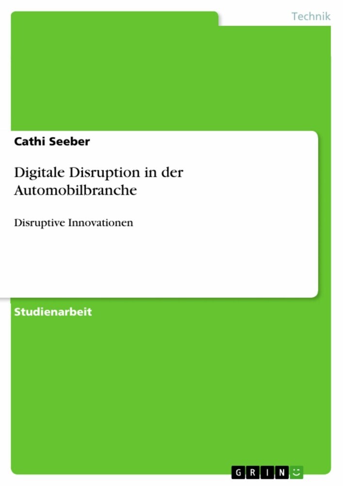 Digitale Disruption in der Automobilbranche main product photo