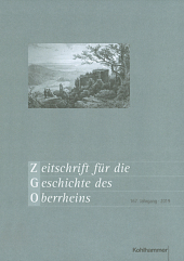 Zeitschrift für die Geschichte des Oberrheins. Jahrgang.167