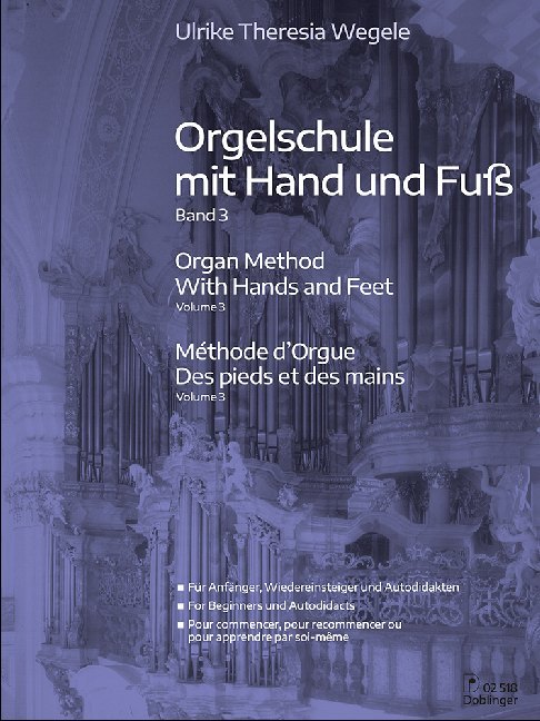 Orgelschule mit Hand und Fuß Band 3, 3 Teile main product photo