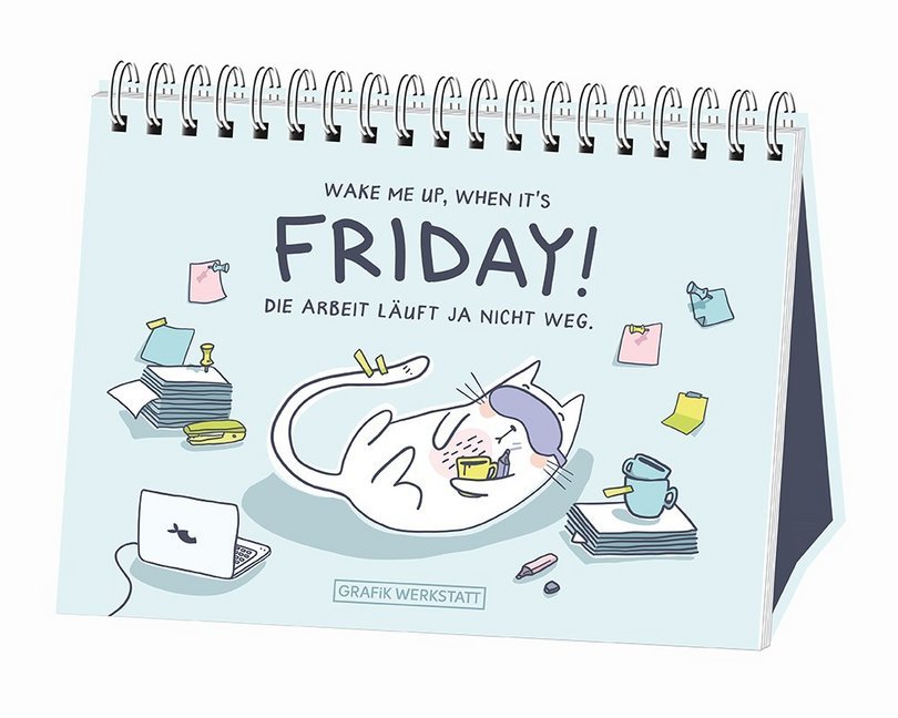 Wake me up, when it's friday! main product photo