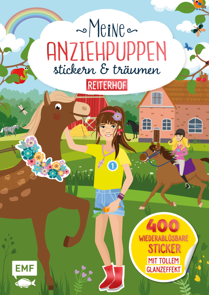 Meine Anziehpuppen - stickern & träumen: Reiterhof main product photo