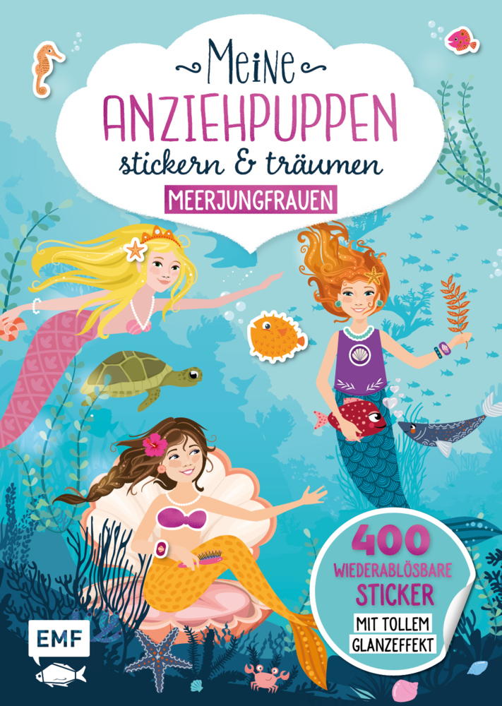 Meine Anziehpuppen - stickern & träumen: Meerjungfrauen main product photo