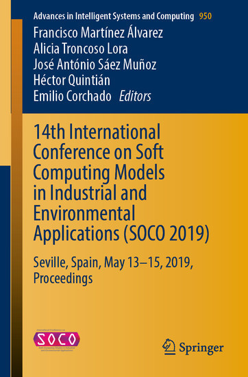 14th International Conference on Soft Computing Models in Industrial and Environmental Applications (SOCO 2019) main product photo