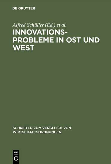 Innovationsprobleme in Ost und West main product photo