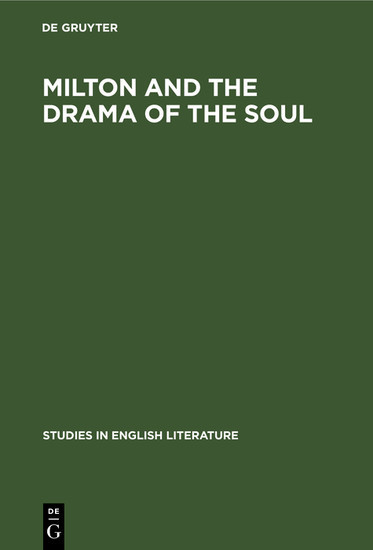 Milton and the drama of the soul main product photo