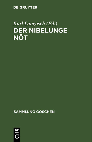 Der Nibelunge Nôt main product photo