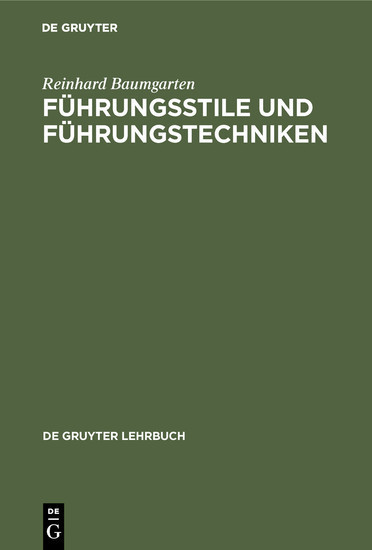 Führungsstile und Führungstechniken main product photo