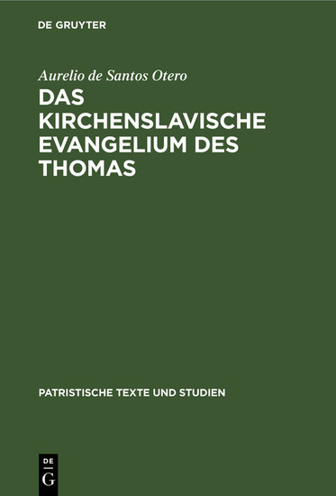 Das kirchenslavische Evangelium des Thomas main product photo