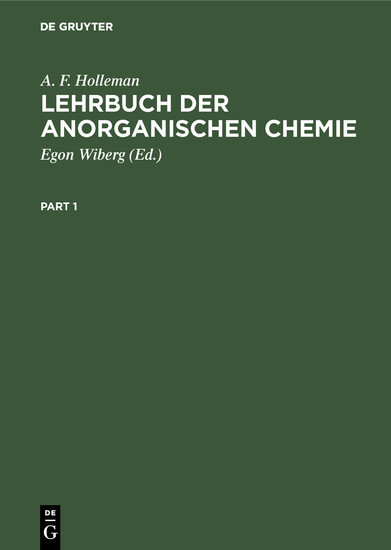 Lehrbuch der anorganischen Chemie main product photo