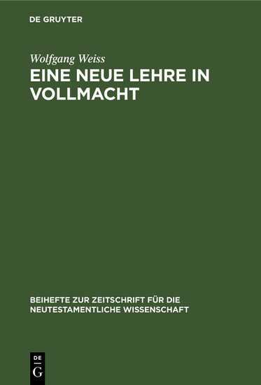 Eine neue Lehre in Vollmacht main product photo