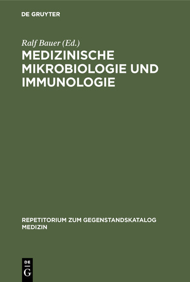 Medizinische Mikrobiologie und Immunologie main product photo