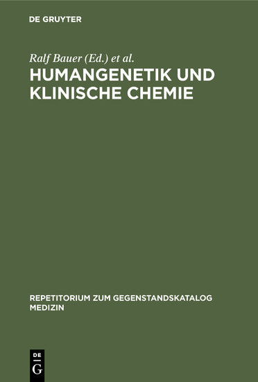 Humangenetik und Klinische Chemie main product photo