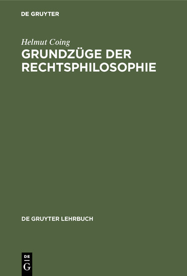 Grundzüge der Rechtsphilosophie main product photo