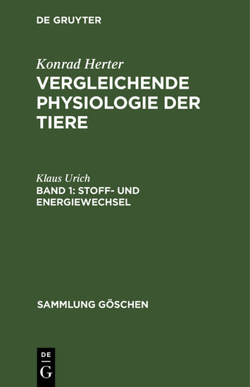 Stoff- und Energiewechsel main product photo