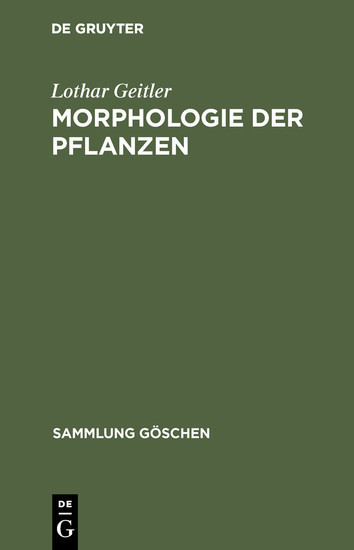 Morphologie der Pflanzen main product photo
