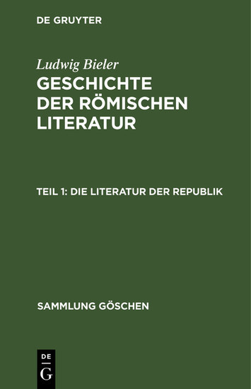 Die Literatur der Republik main product photo
