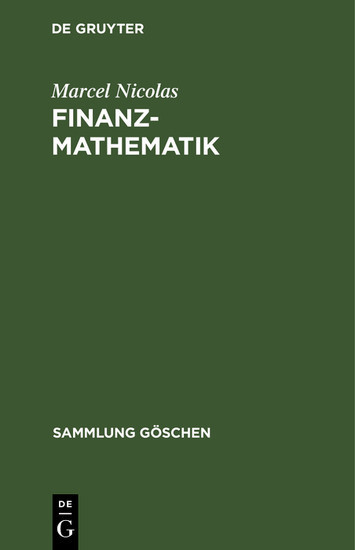 Finanzmathematik main product photo