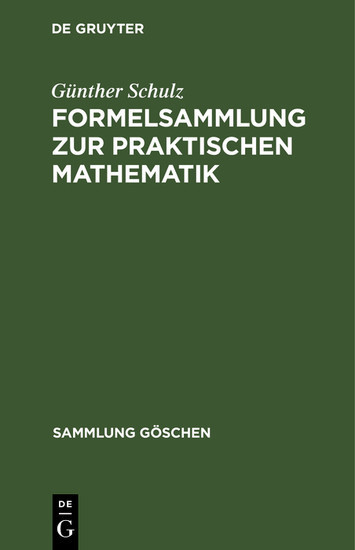 Formelsammlung zur praktischen Mathematik main product photo