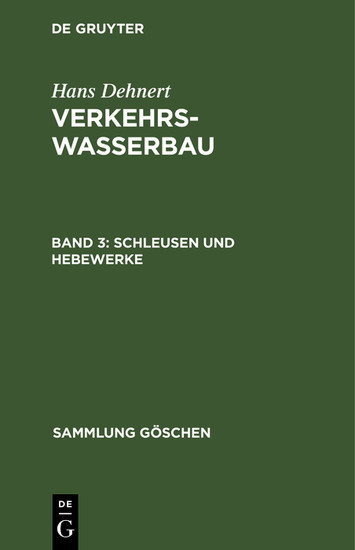 Schleusen und Hebewerke main product photo