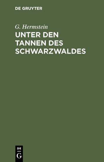 Unter den Tannen des Schwarzwaldes main product photo