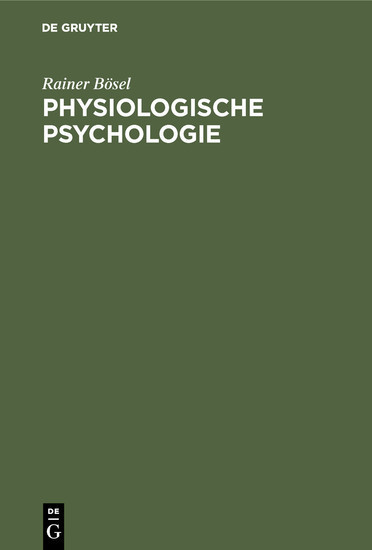 Physiologische Psychologie main product photo
