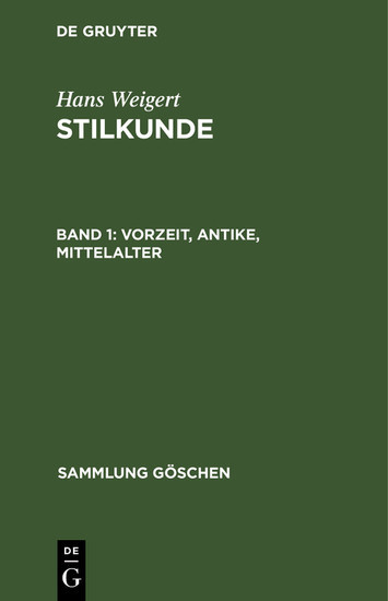 Vorzeit, Antike, Mittelalter main product photo