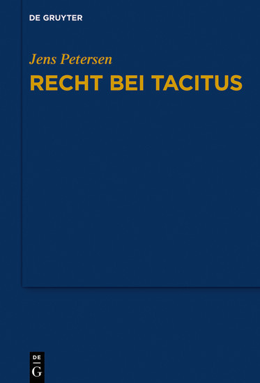Recht bei Tacitus main product photo