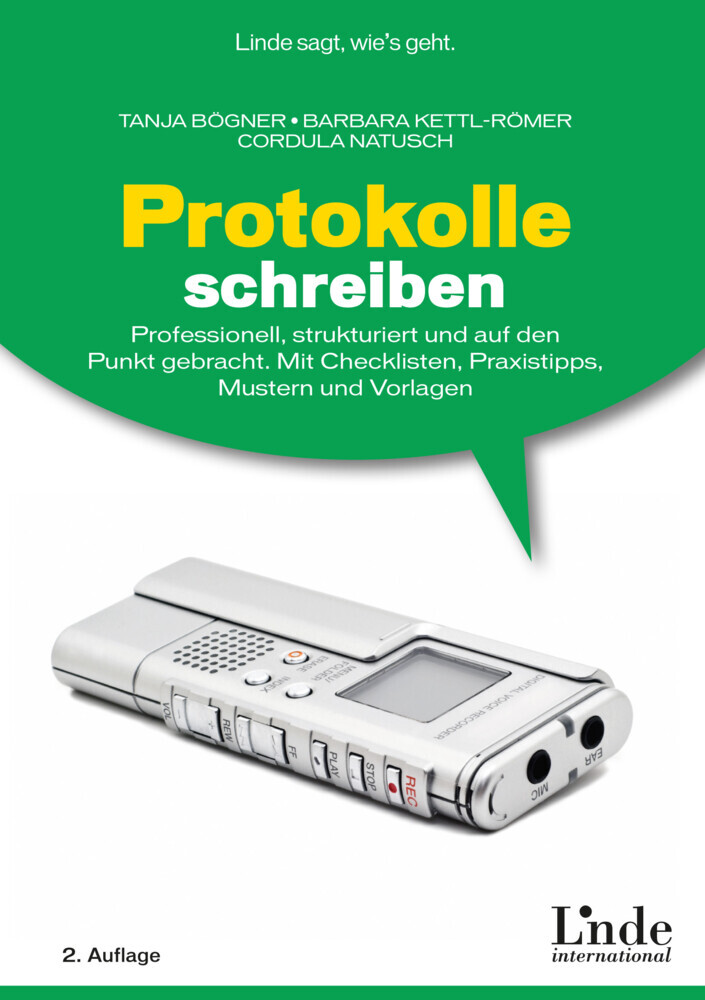 Protokolle schreiben main product photo